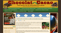 Desktop Screenshot of chocolat-cacao.com